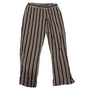 Soma Cool Nights Maroon Striped Pajama Pants Women’s Size L